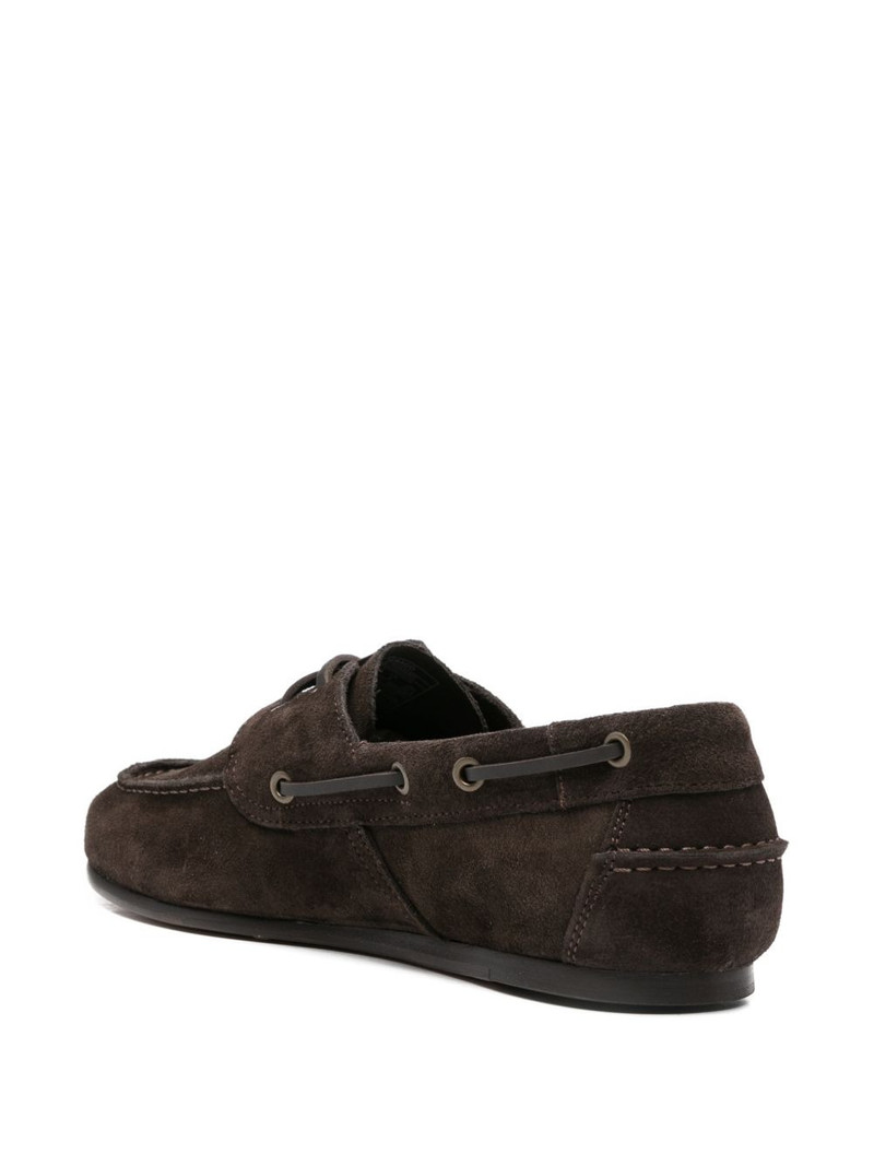 laced leather sneakers 3