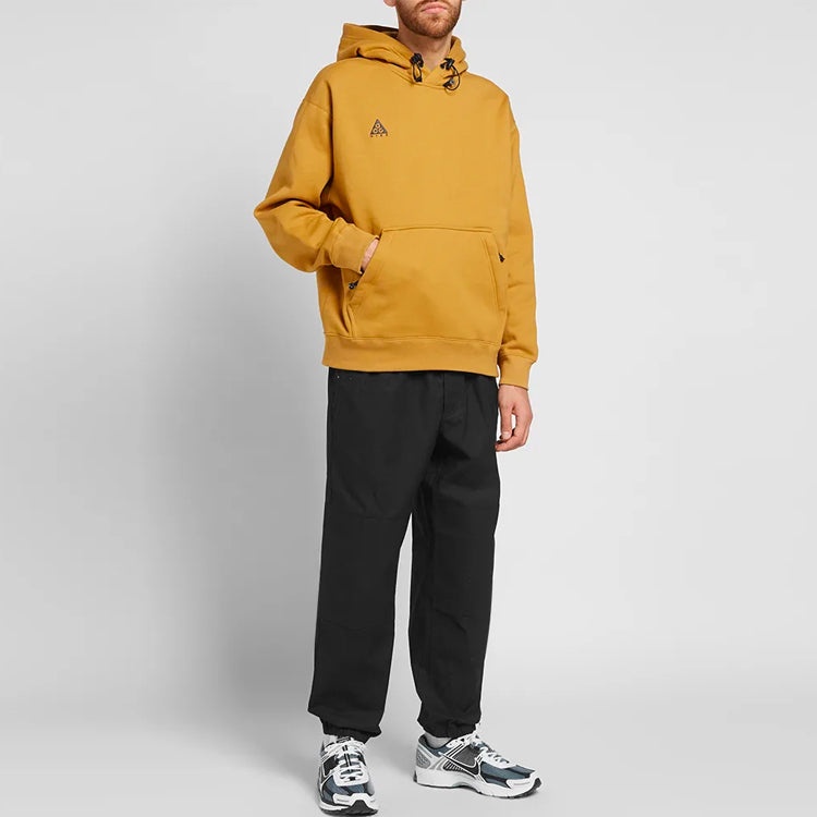 Nike ACG Hoody Casual Sports Fleece Stay Warm Yellow BQ3453-790 - 2