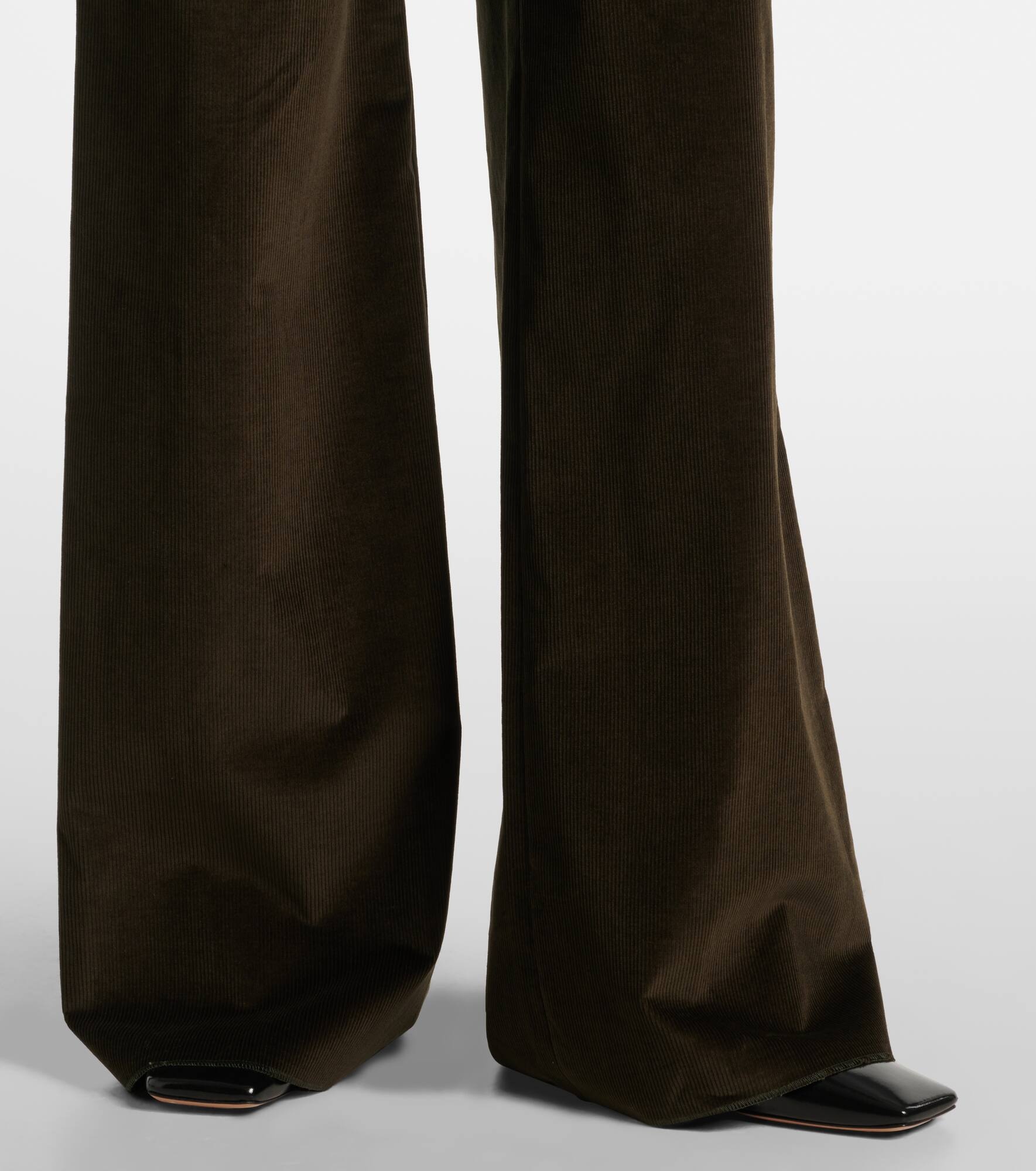 Tritone cotton straight pants - 5