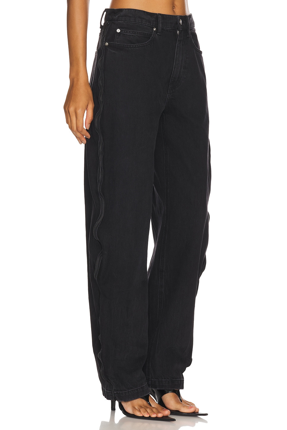 Curved Zipper Pant - 3
