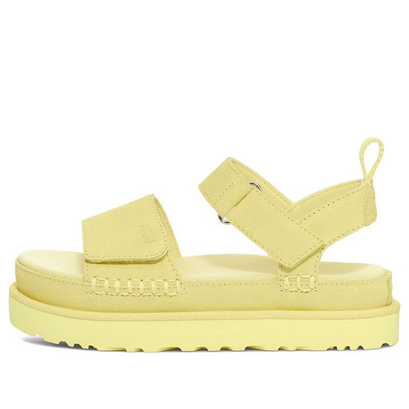 UGG (WMNS) UGG Goldenstar Platform Sandal 'Lemon Yellow' 1117954-LELI outlook