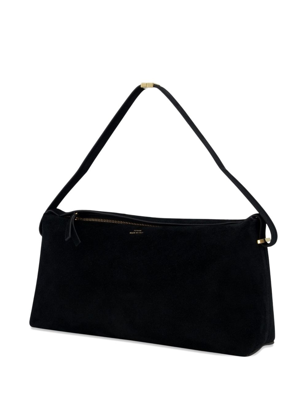 Scoop suede zip-fastening shoulder bag - 2