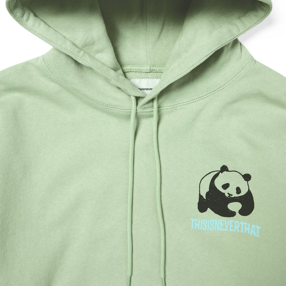 Panda Hoodie 'Pale Green' - 3