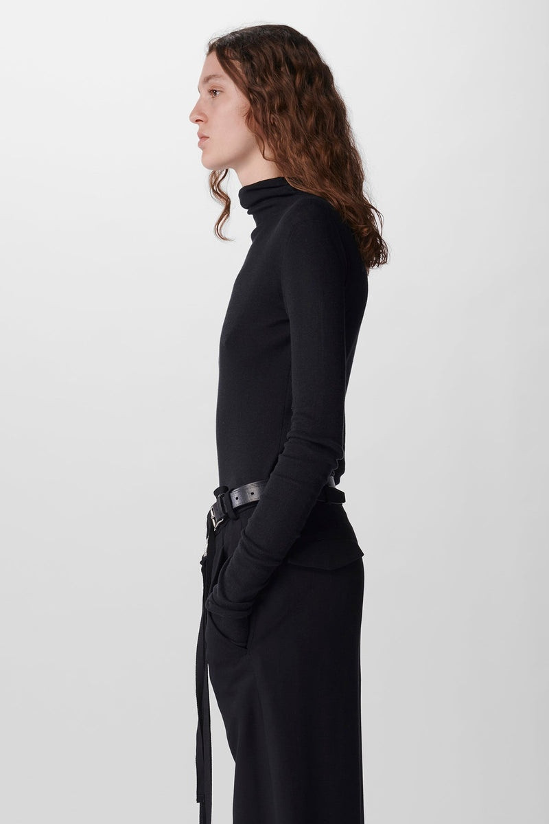 Ann Demeulemeester Xaveria Knitted High Neck Top outlook