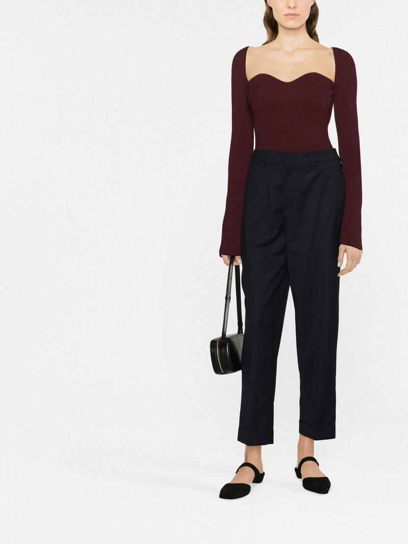 CLOSED straight-leg virgin-wool trousers outlook