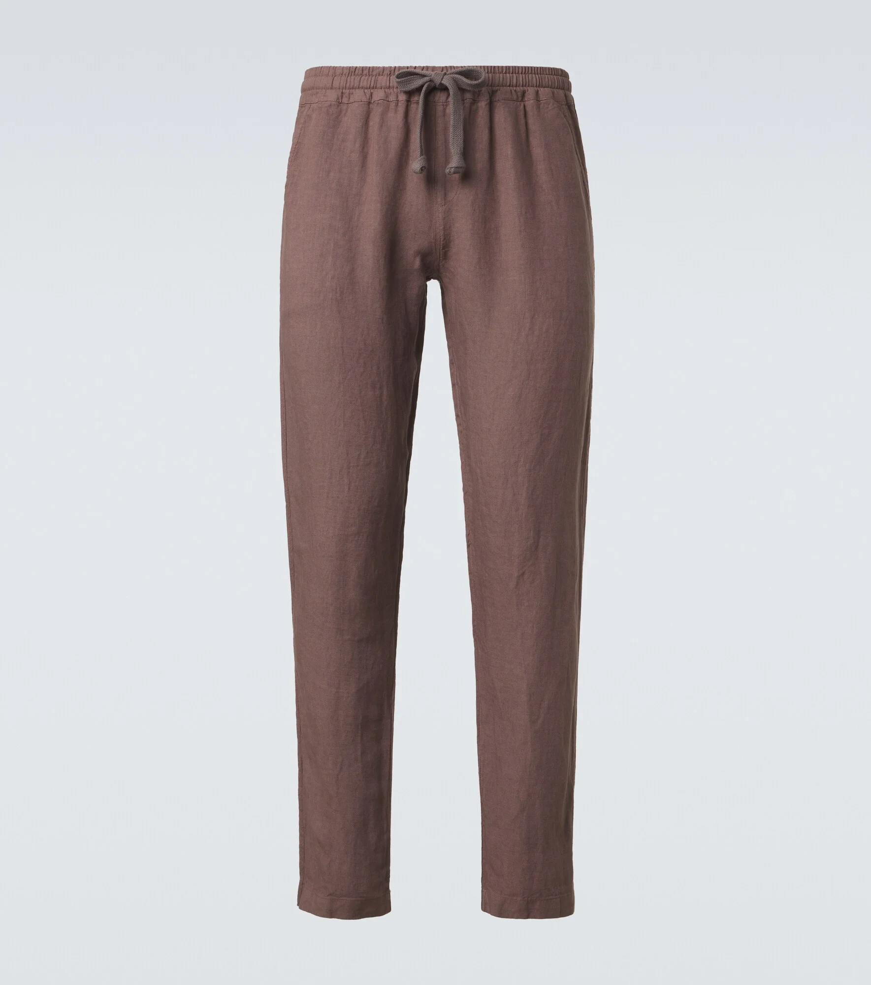 Linen straight pants - 1