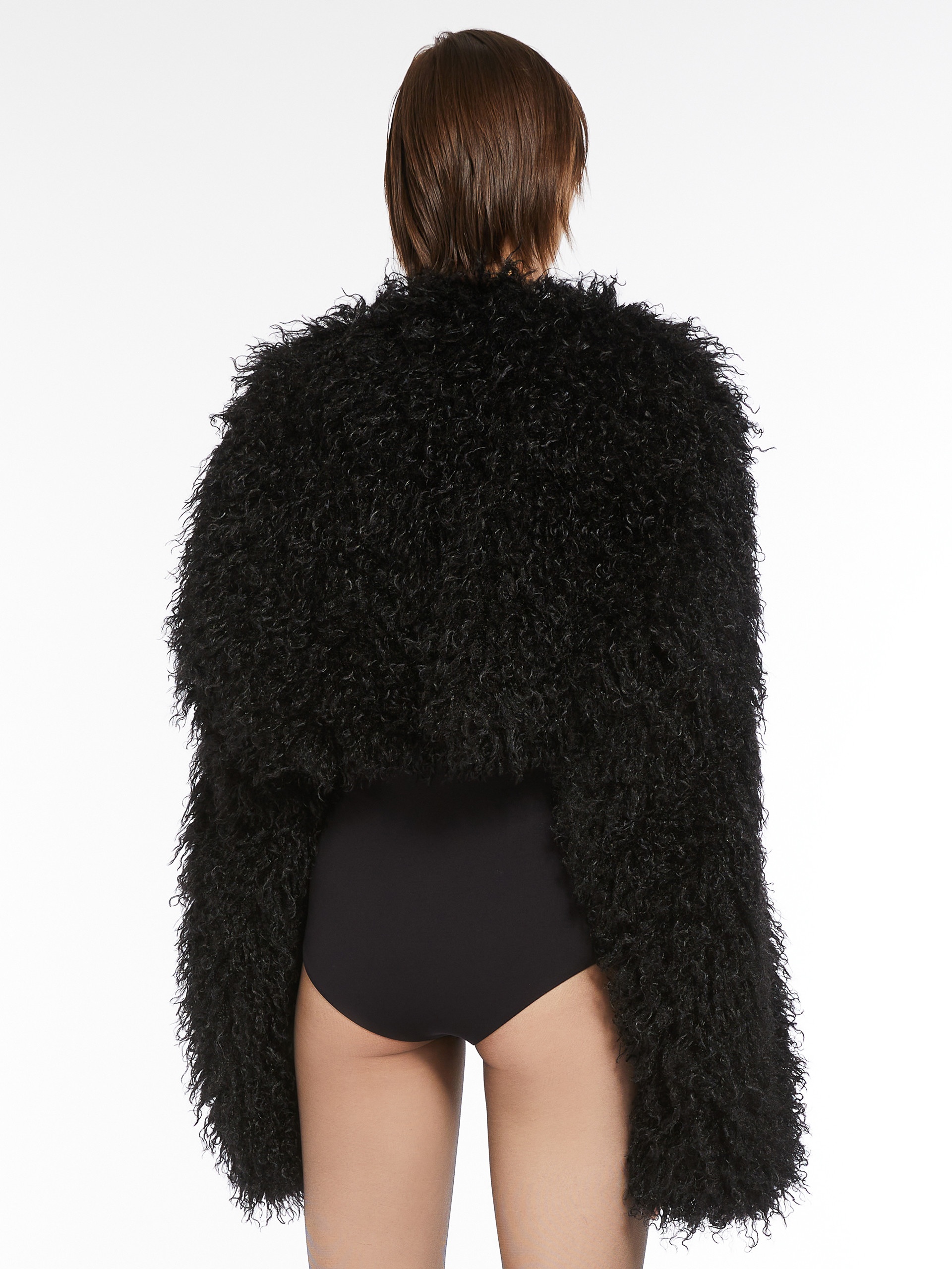 BAFFO1234 Faux-fur shrug - 4