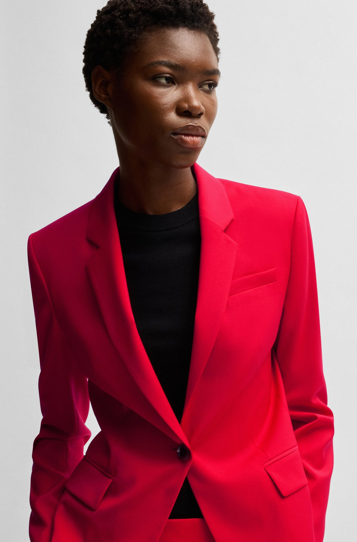SLIM-FIT BLAZER IN WOOL - 5
