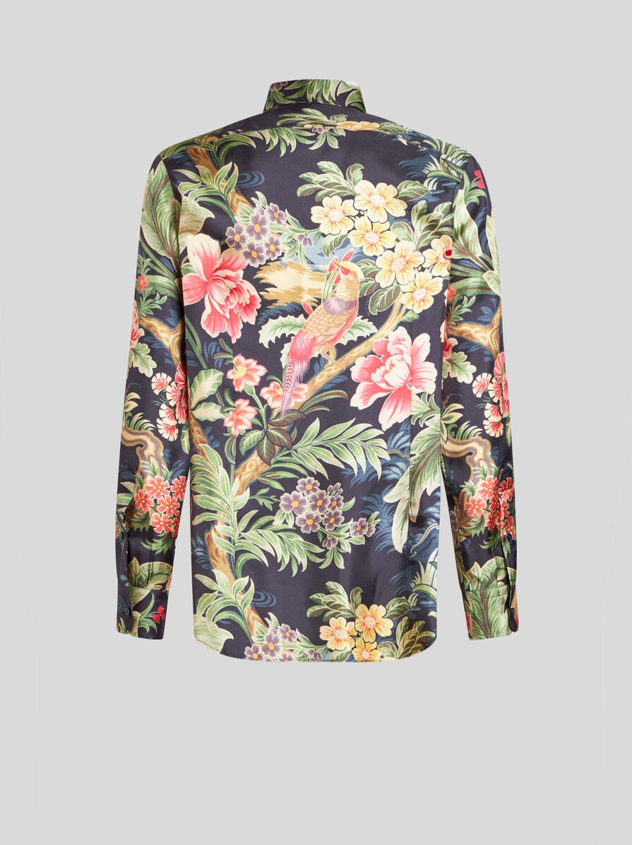 PRINTED SILK SHIRT - 6