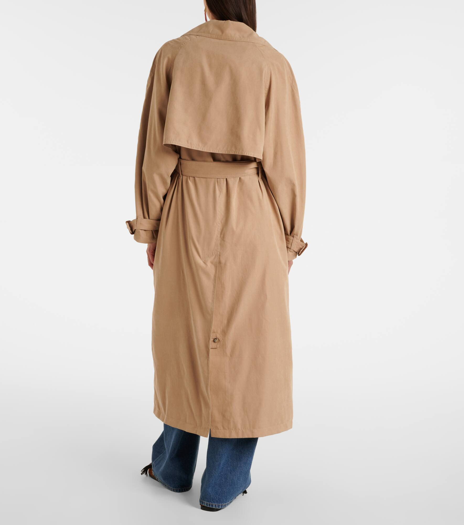 Elea belted double-breasted coat - 3