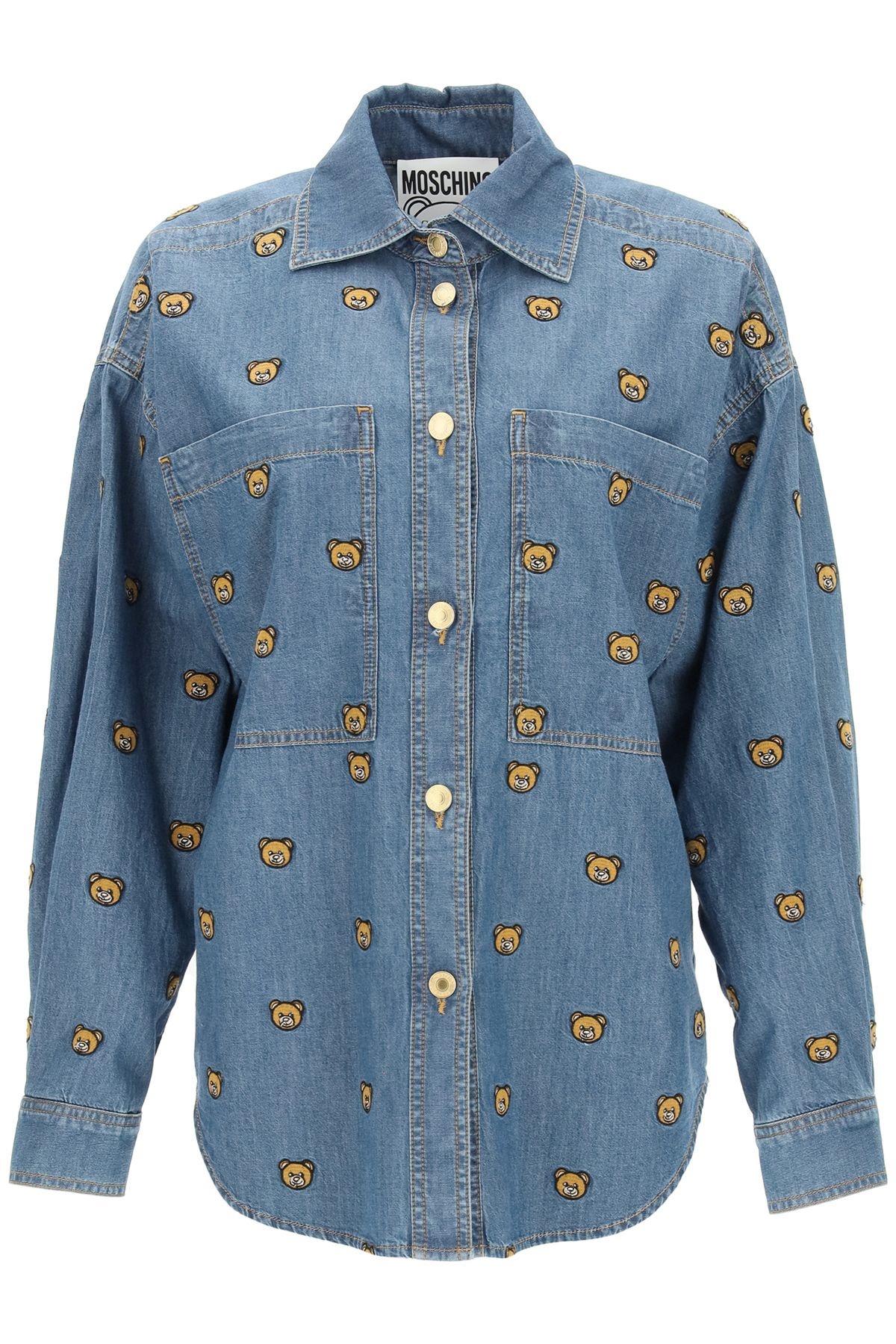 TEDDY BEAR DENIM SHIRT - 1