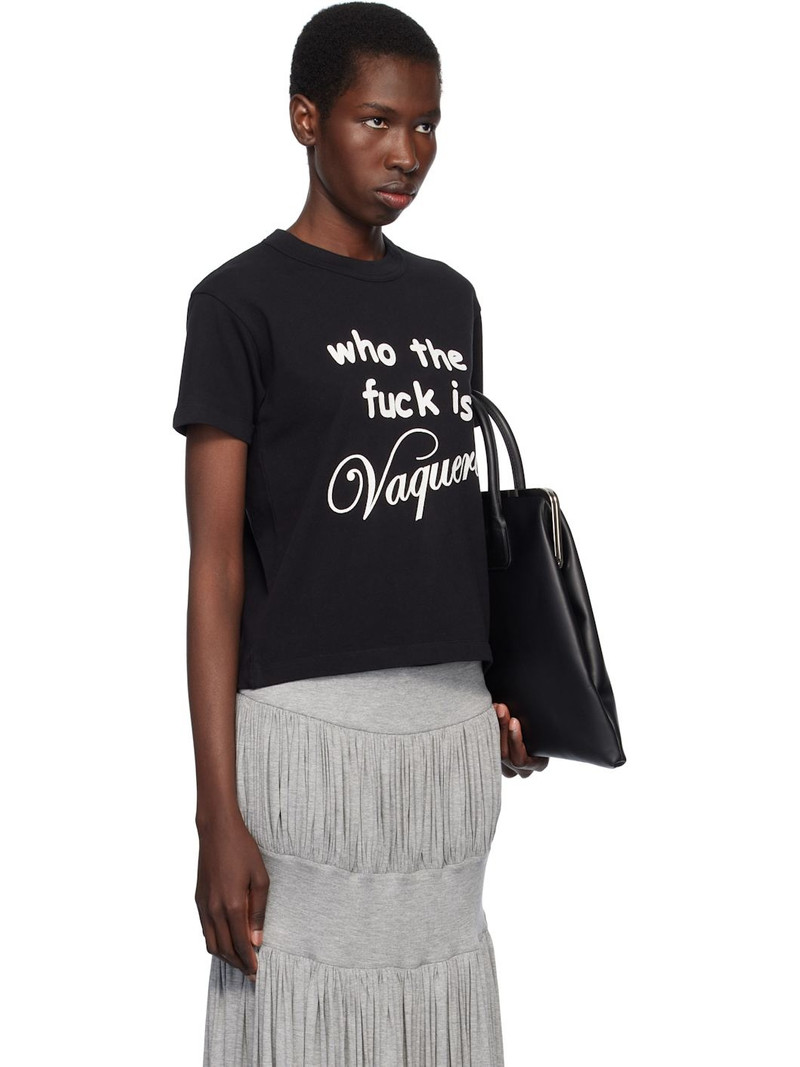 Black 'Who TF' T-shirt 2