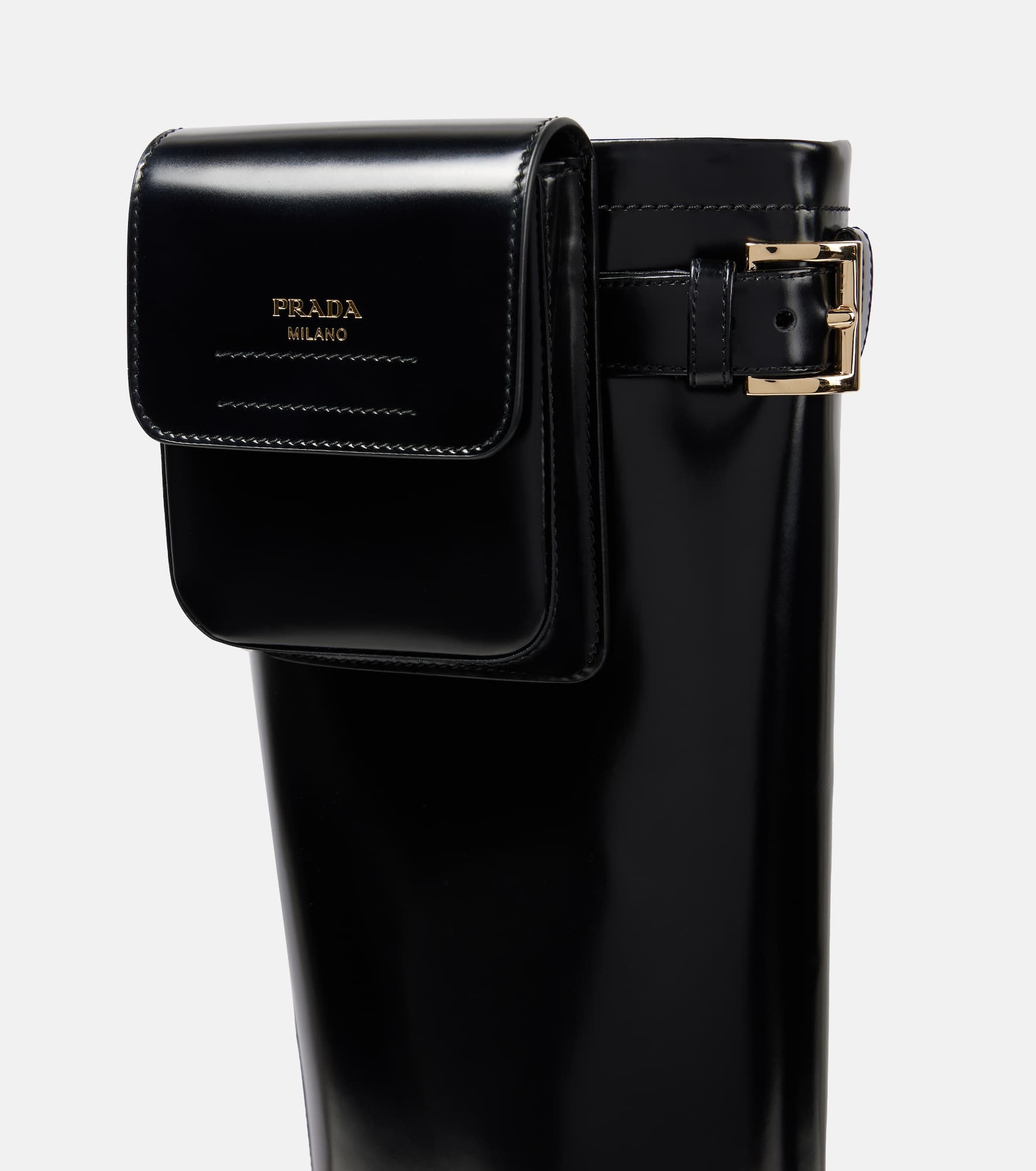 Leather knee-high boots - 3