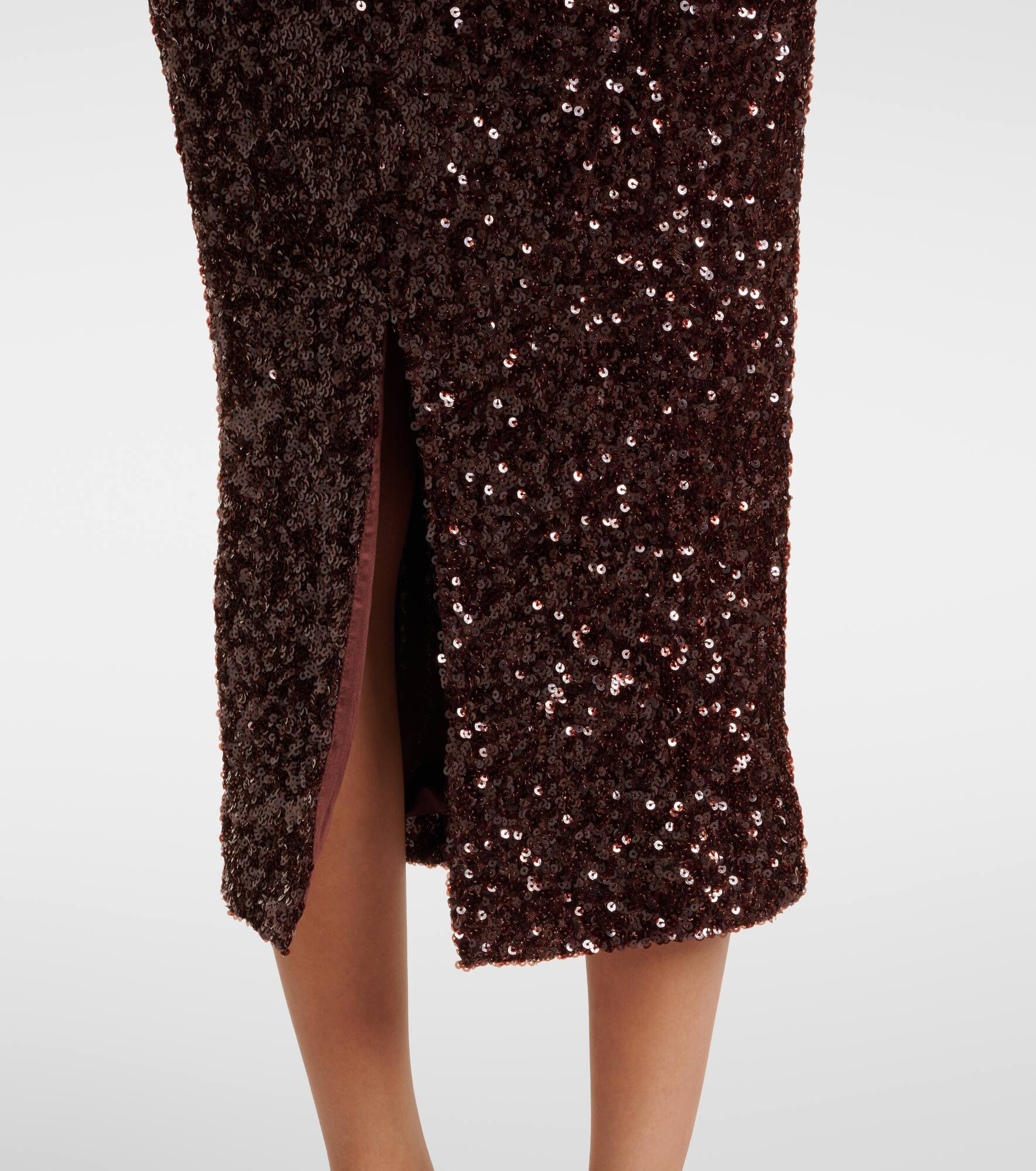 Sequined midi dress - 6