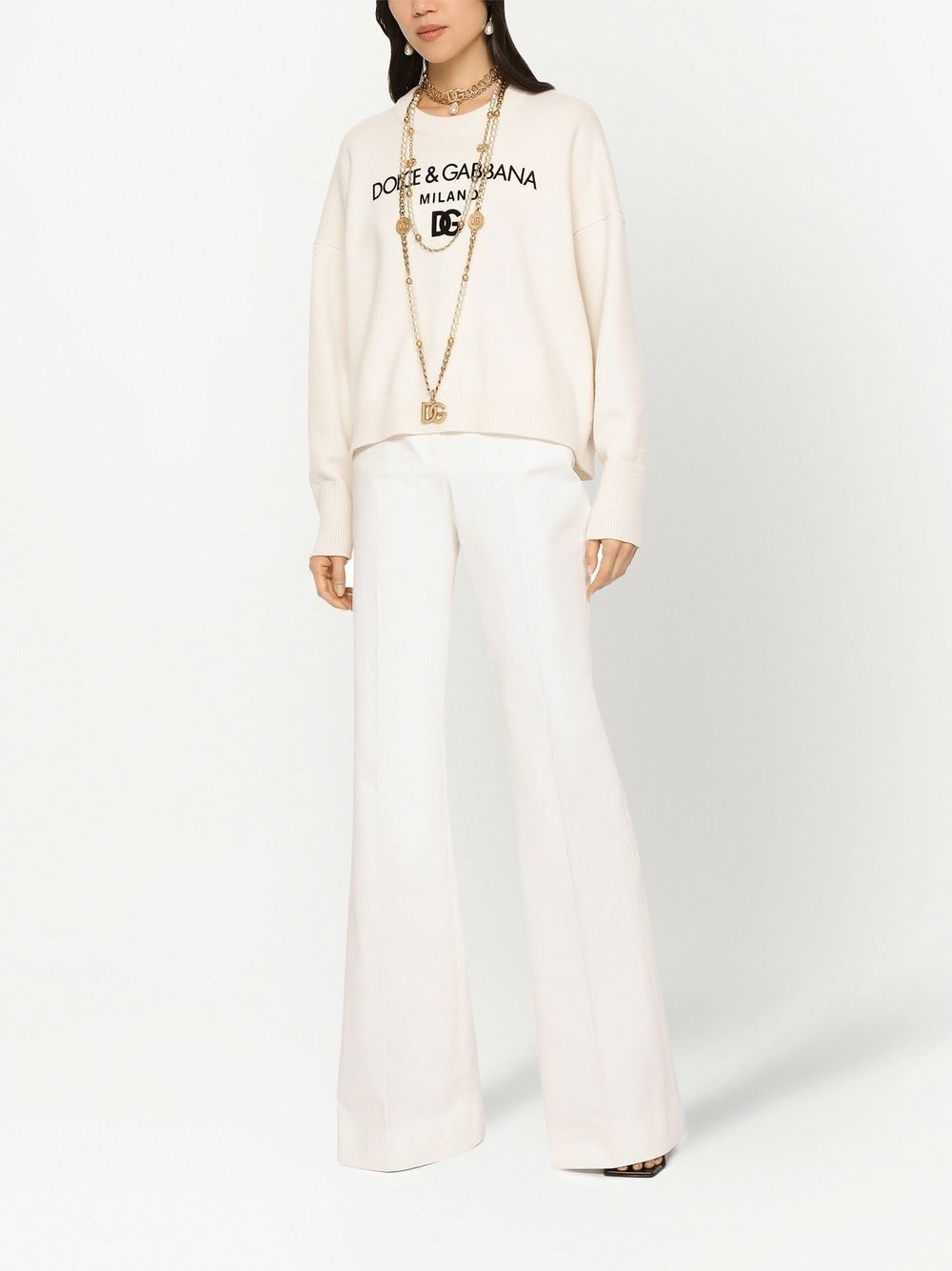tailored wide-leg trousers - 3