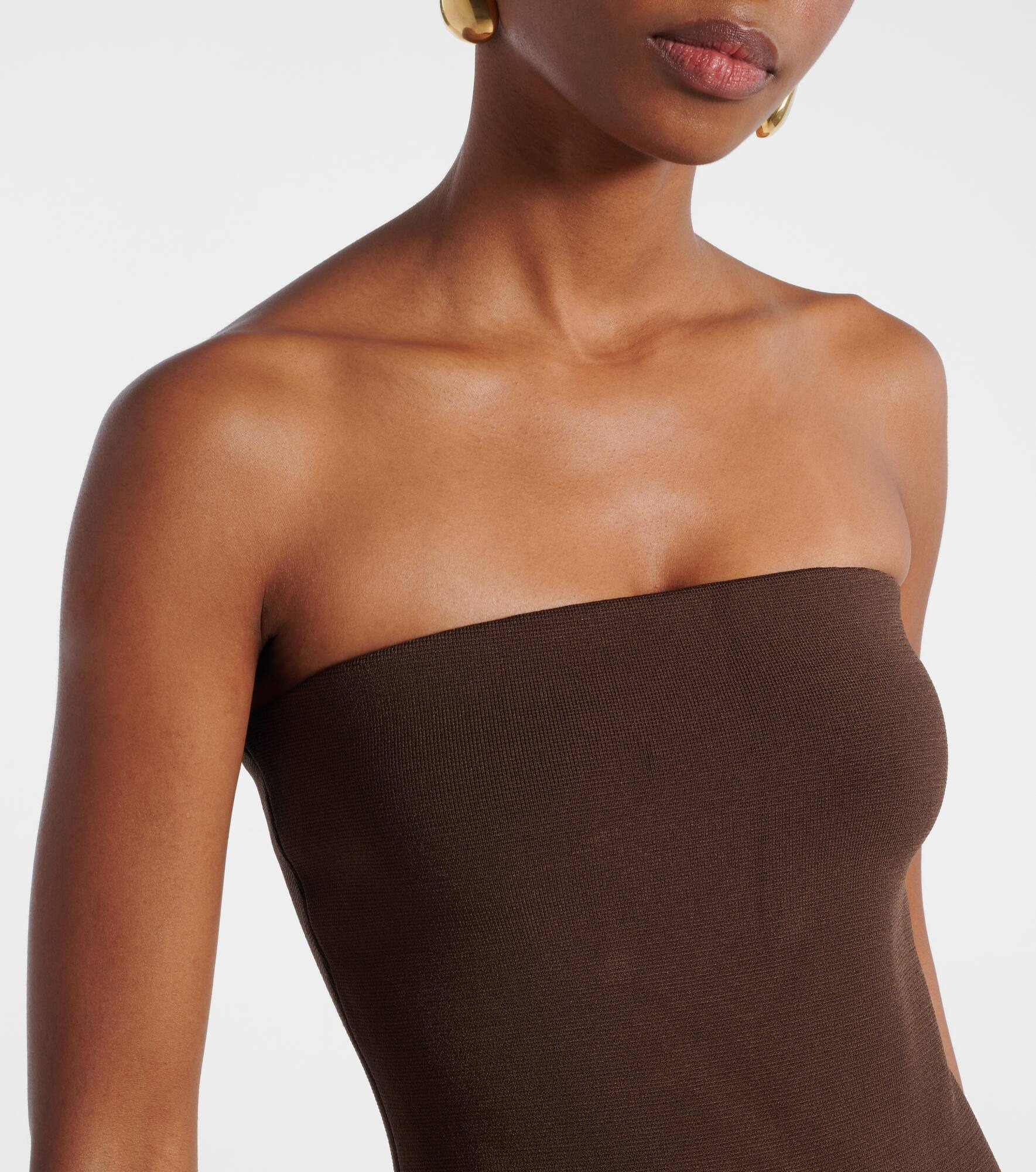 Izzy taffeta midi dress - 4
