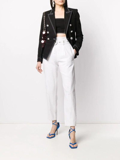 Balmain double-breasted blazer outlook