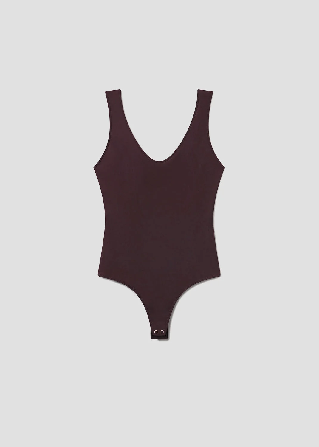 TORA TANK BODYSUIT IN CHOCOLATE - 1