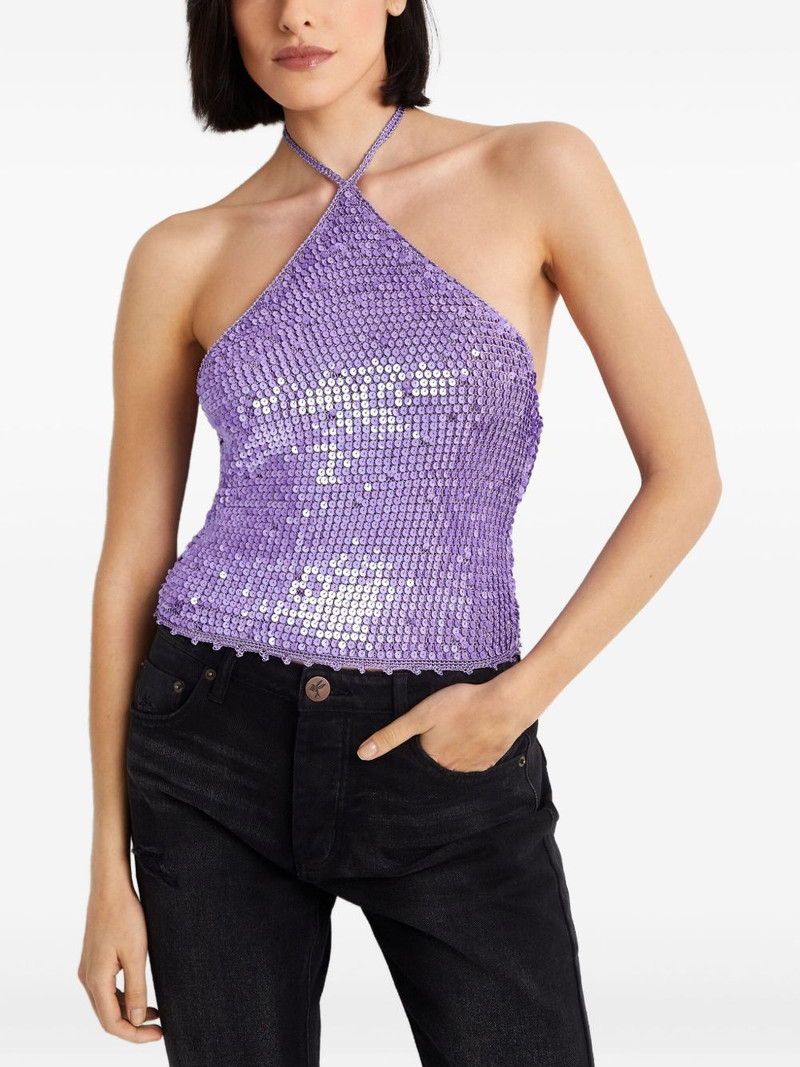sequin halterneck top 1