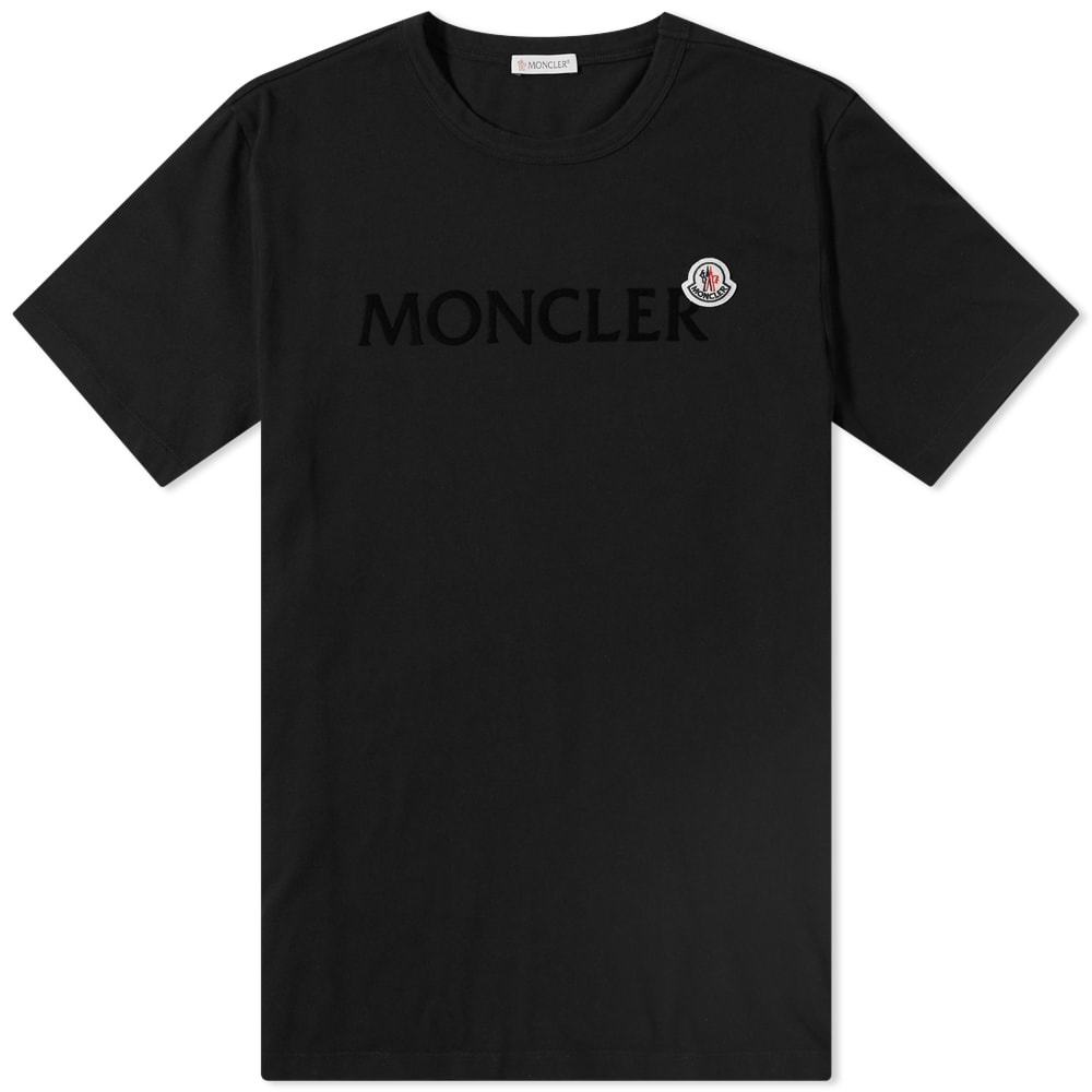 Moncler Text Logo Tee - 1