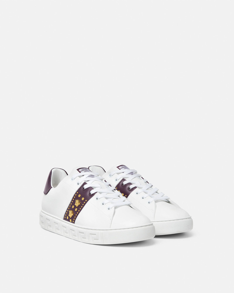 VERSACE Greca Embellished Sneakers outlook