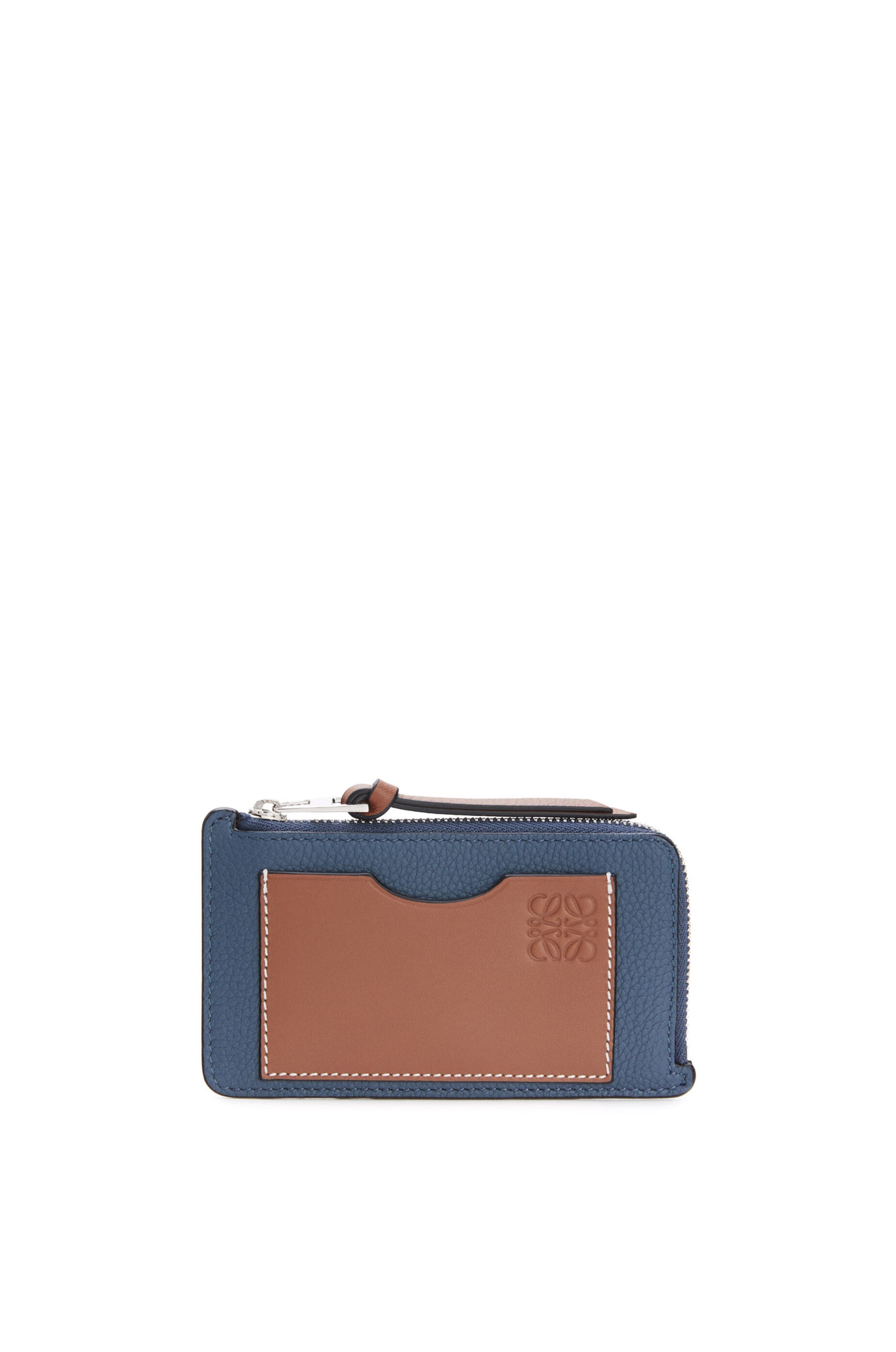 Coin cardholder in soft grained calfskin - 1