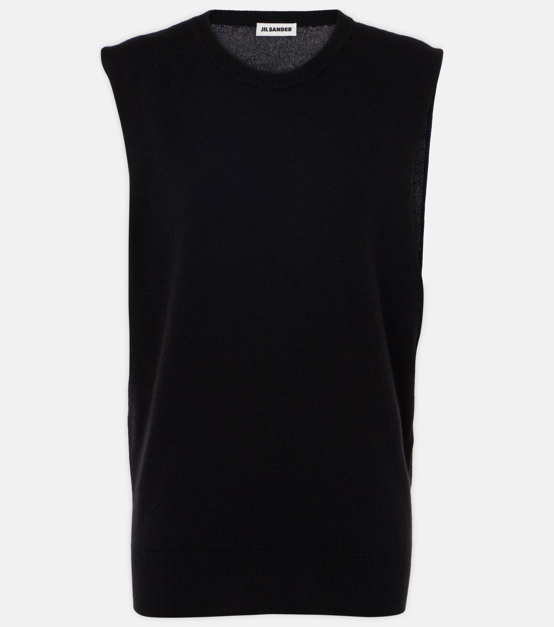 Cashmere sweater vest - 1