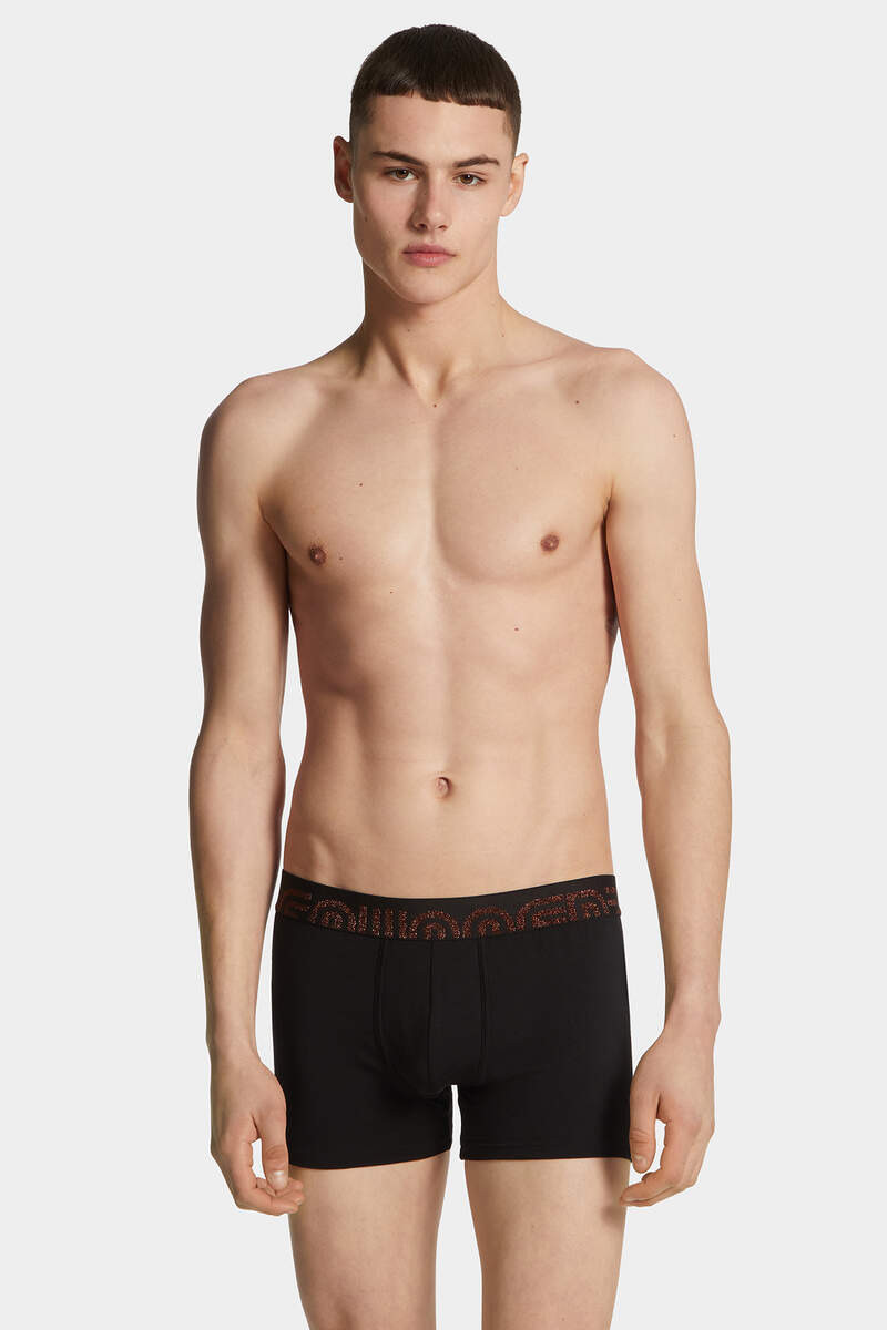 DSQUARED2 LOGO GLITTER TRUNK 3