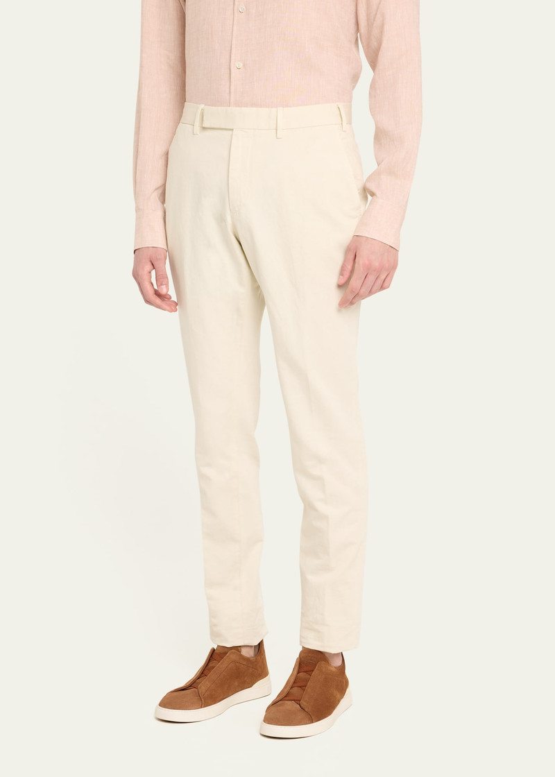 Men's Summer Cotton-Linen Chino Pants 4