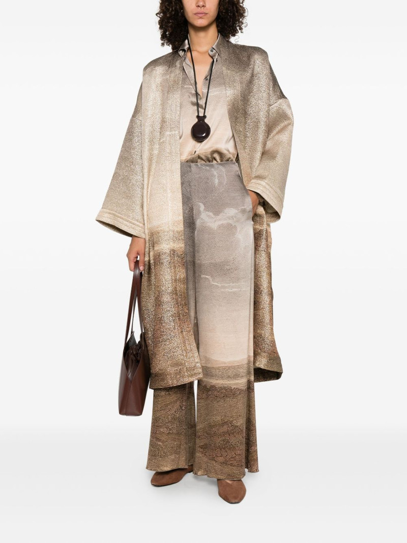 Pierre-Louis Mascia landscape-print coat outlook