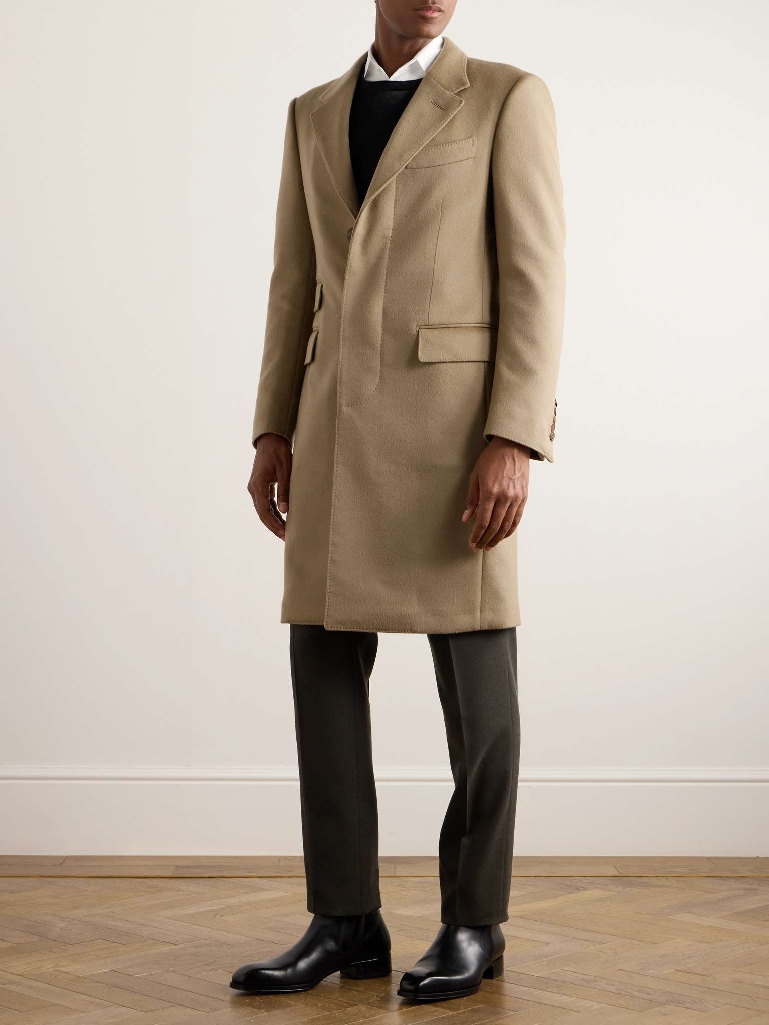 Brushed Wool and Cashmere-Blend Coat - 2