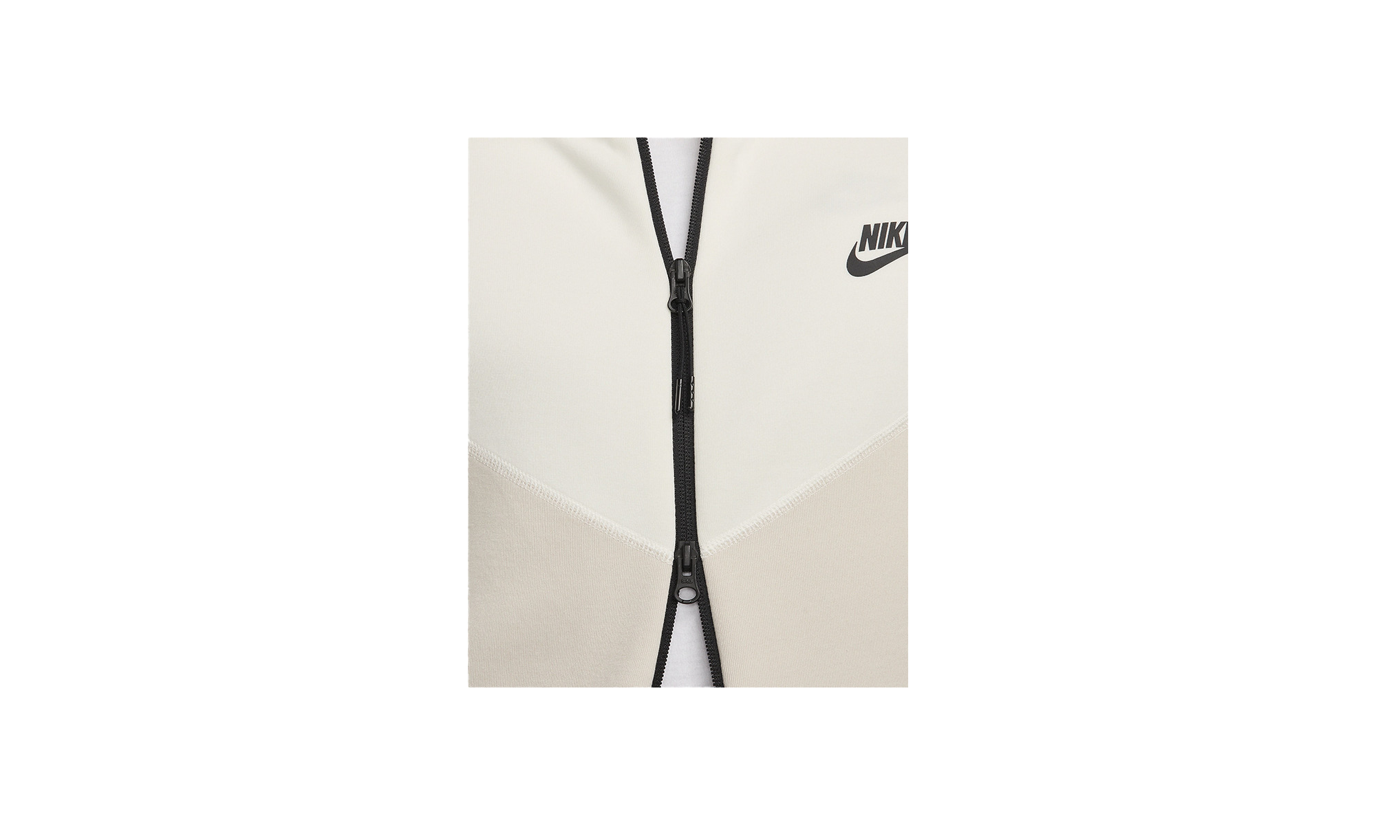 FULL-ZIP SPORTSWEAR TECH FLEECE HOODIE "Orewood Brown/Sail/Black" - 2