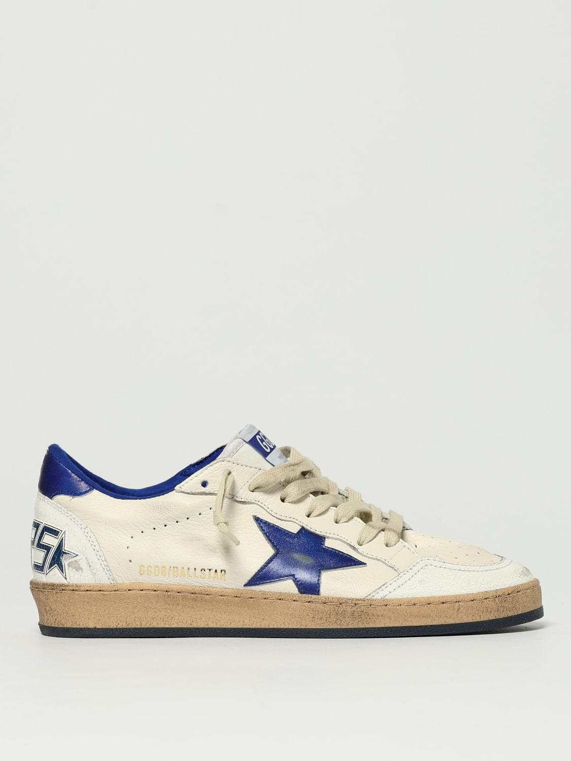 Golden Goose Ball Star sneakers in used leather - 1