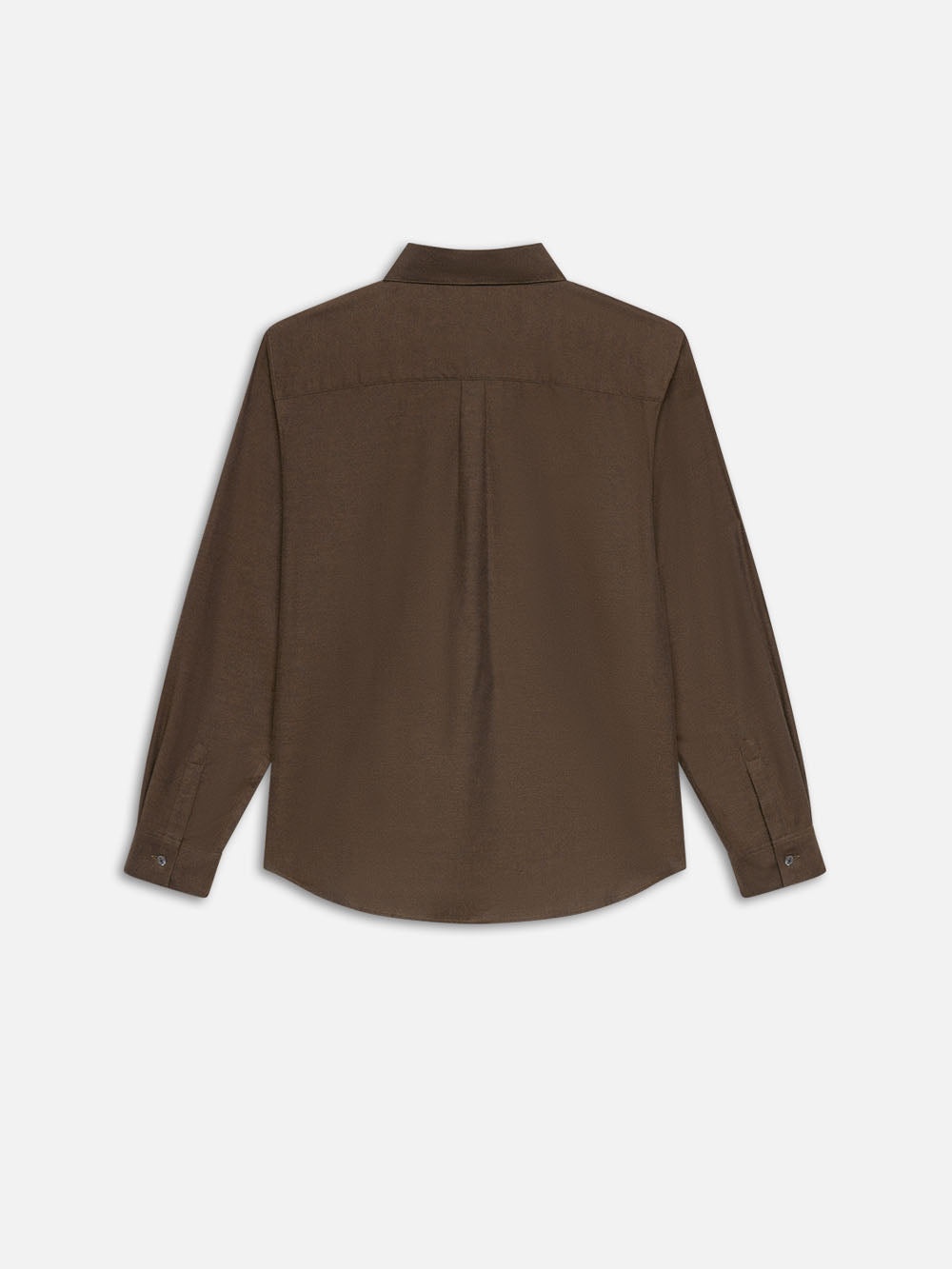 Double Pocket Wool Blend Shirt in Soft Mocha - 3