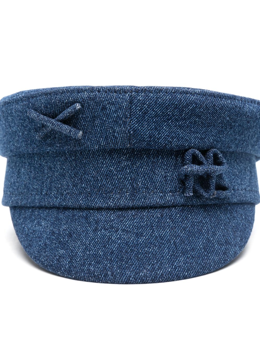 denim baker boy cap - 2