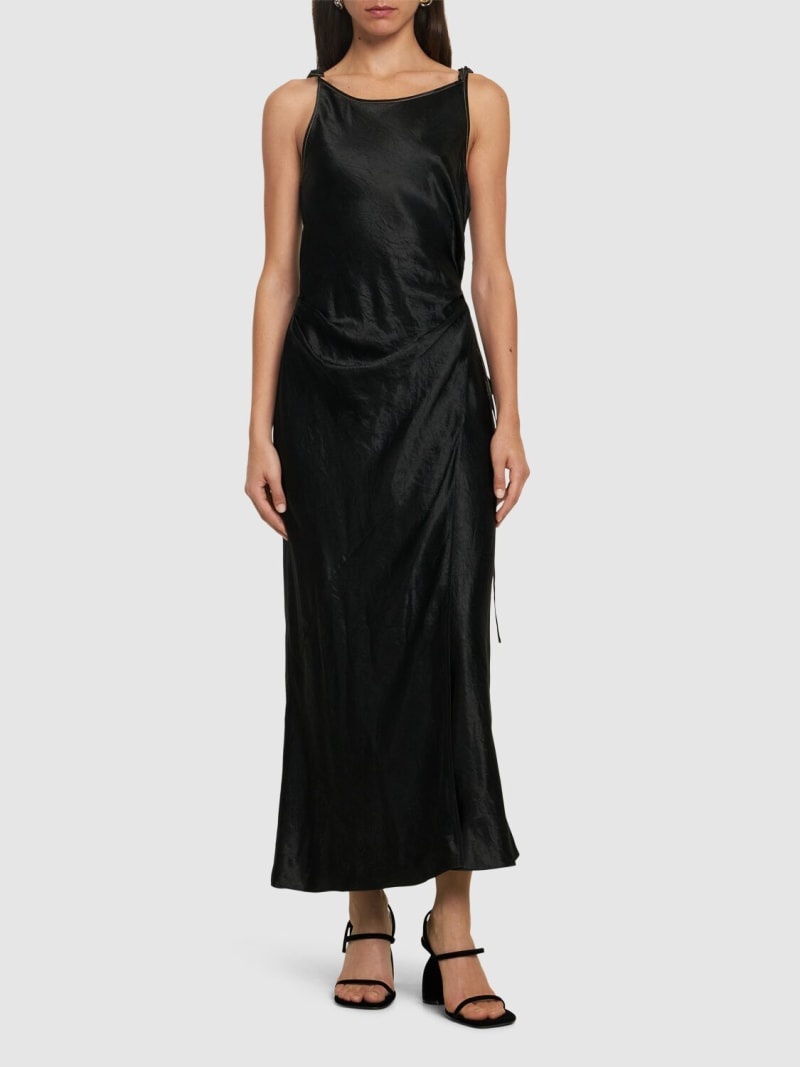 Dayla satin midi dress - 2