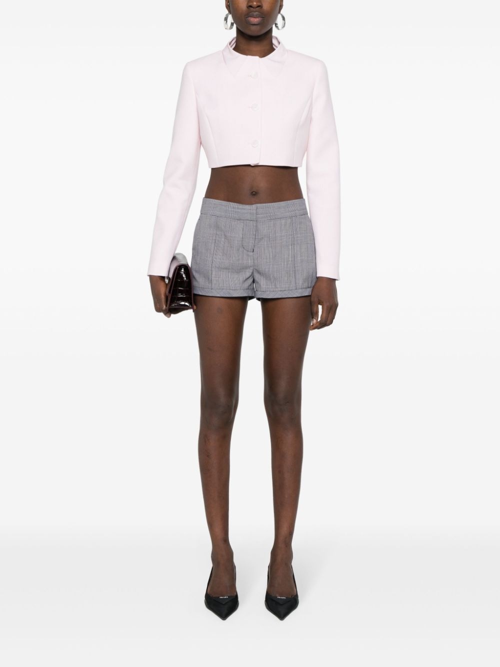 tailored wool shorts - 2