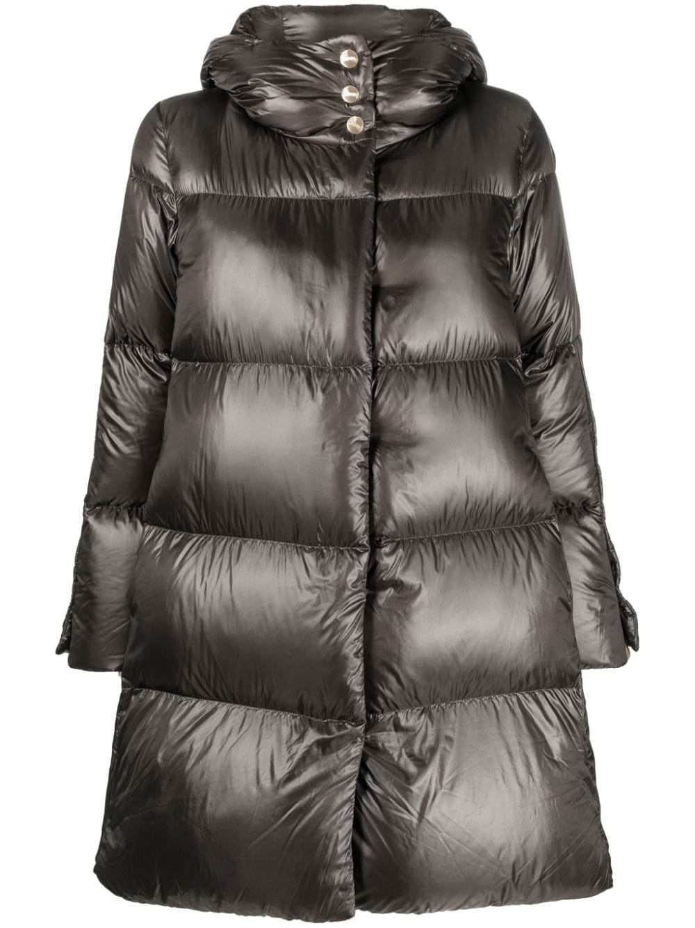 hooded padded coat - 1