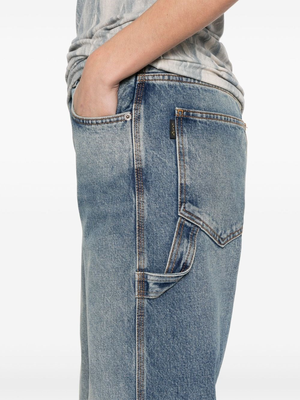 wide-leg jeans - 4