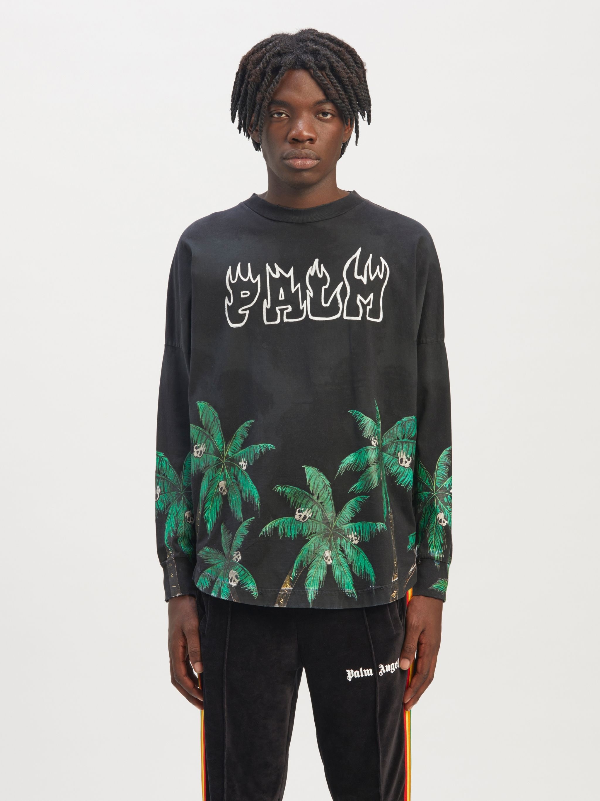 Palms&skull Over T-shirt - 3