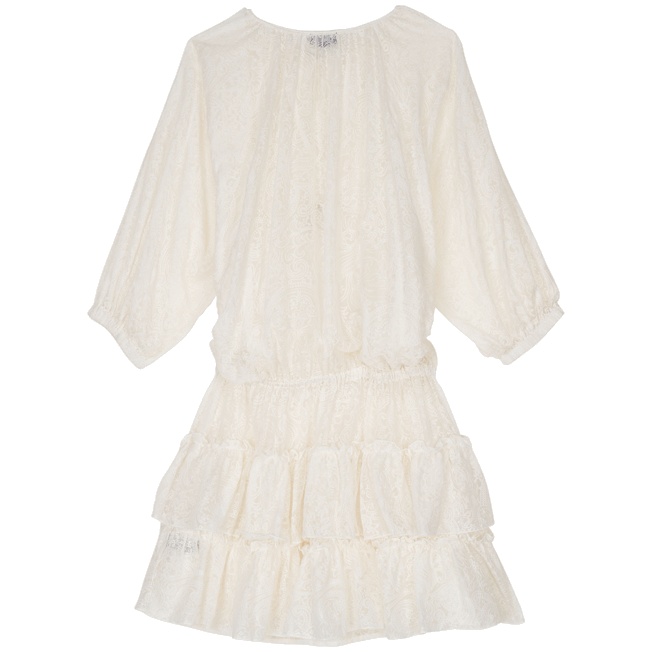 Women Embroidered Silk Dress Solid - 2