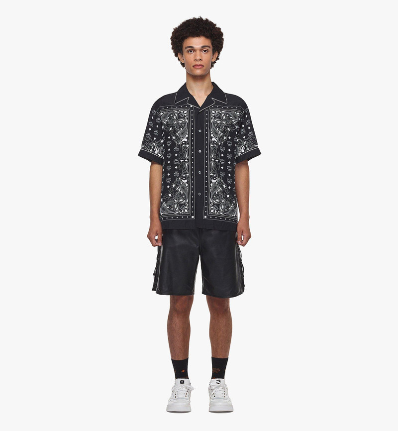 MCM Bandana Monogram Print Shirt in ECOVERO™ outlook