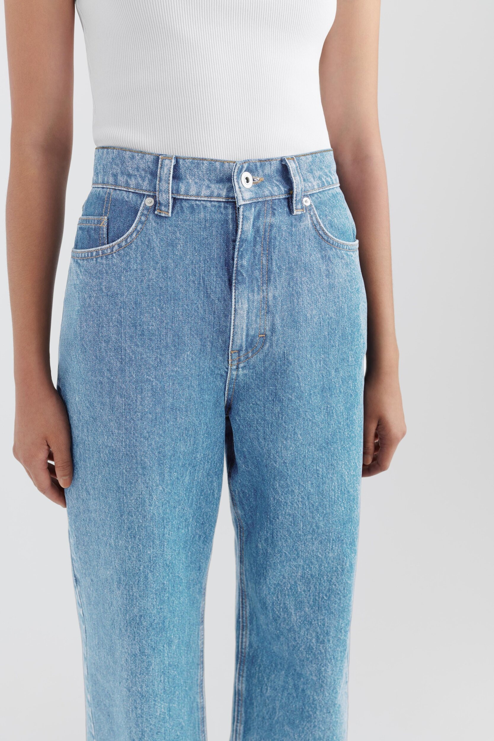 Axel Arigato Sly Mid-Rise Jeans