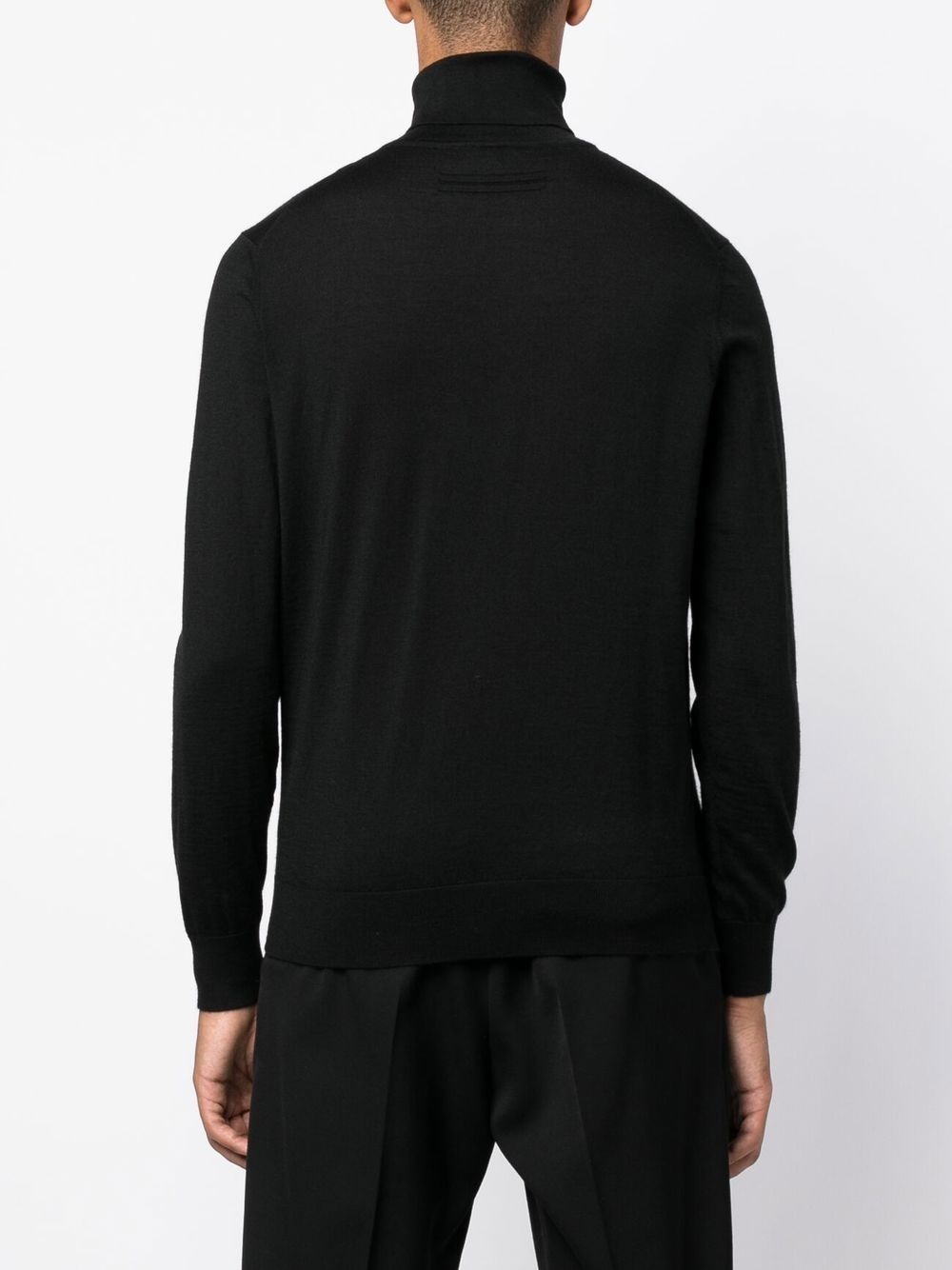 roll-neck knit jumper - 4