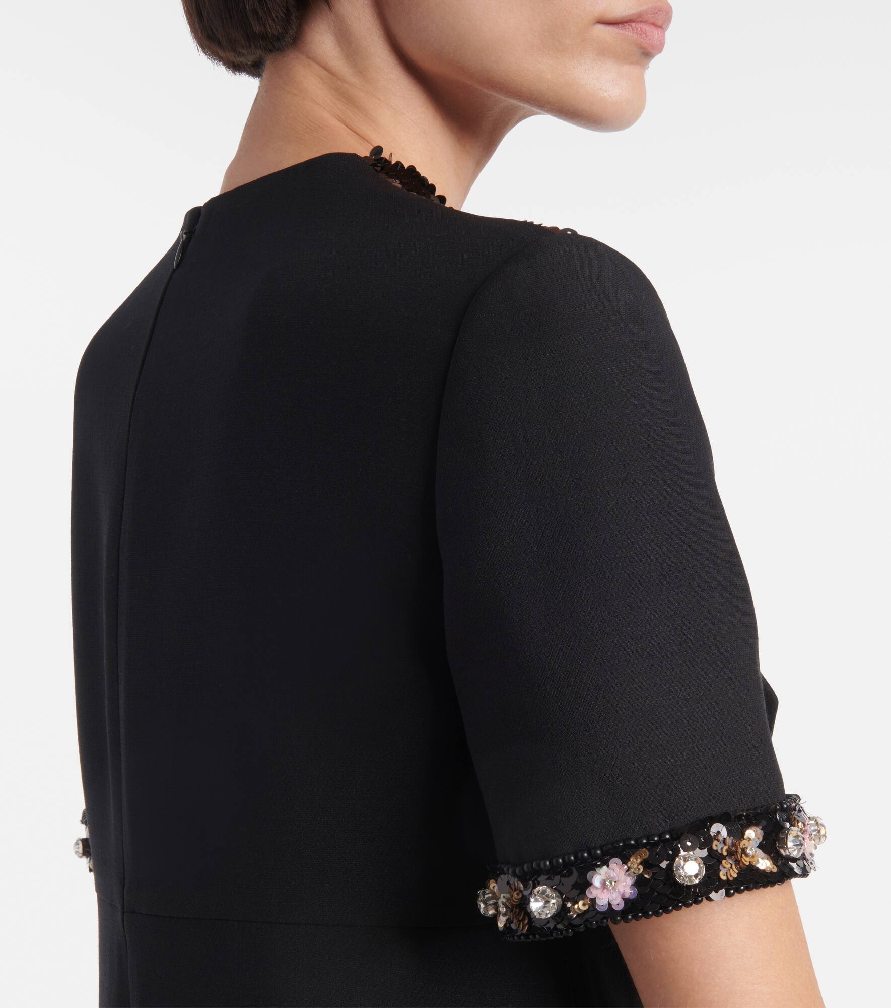 Crepe Couture embellished minidress - 5