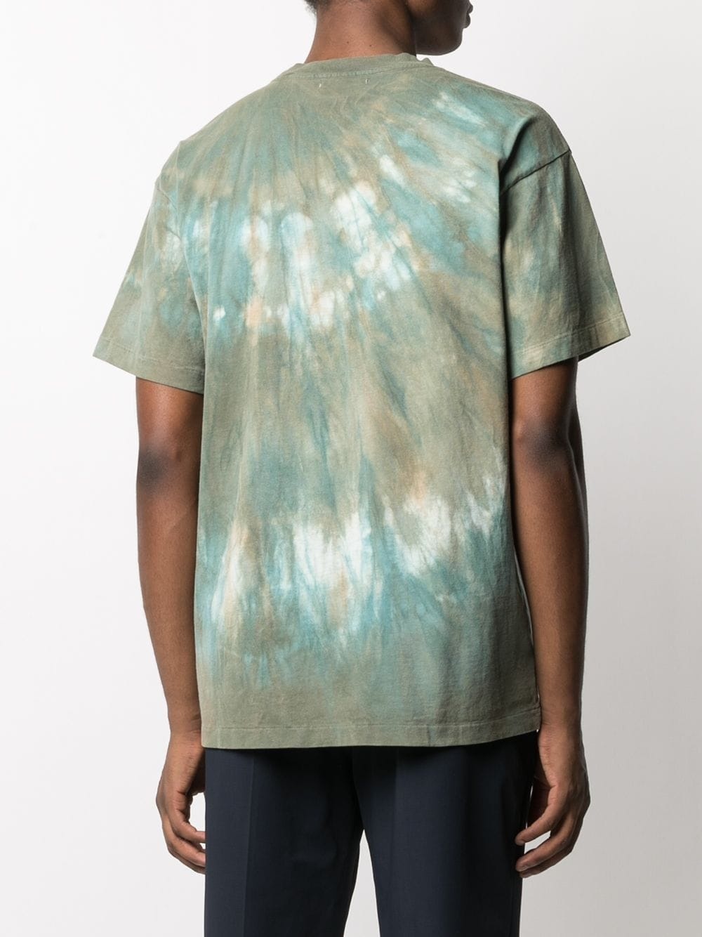 tie dye-print short-sleeved T-shirt - 4