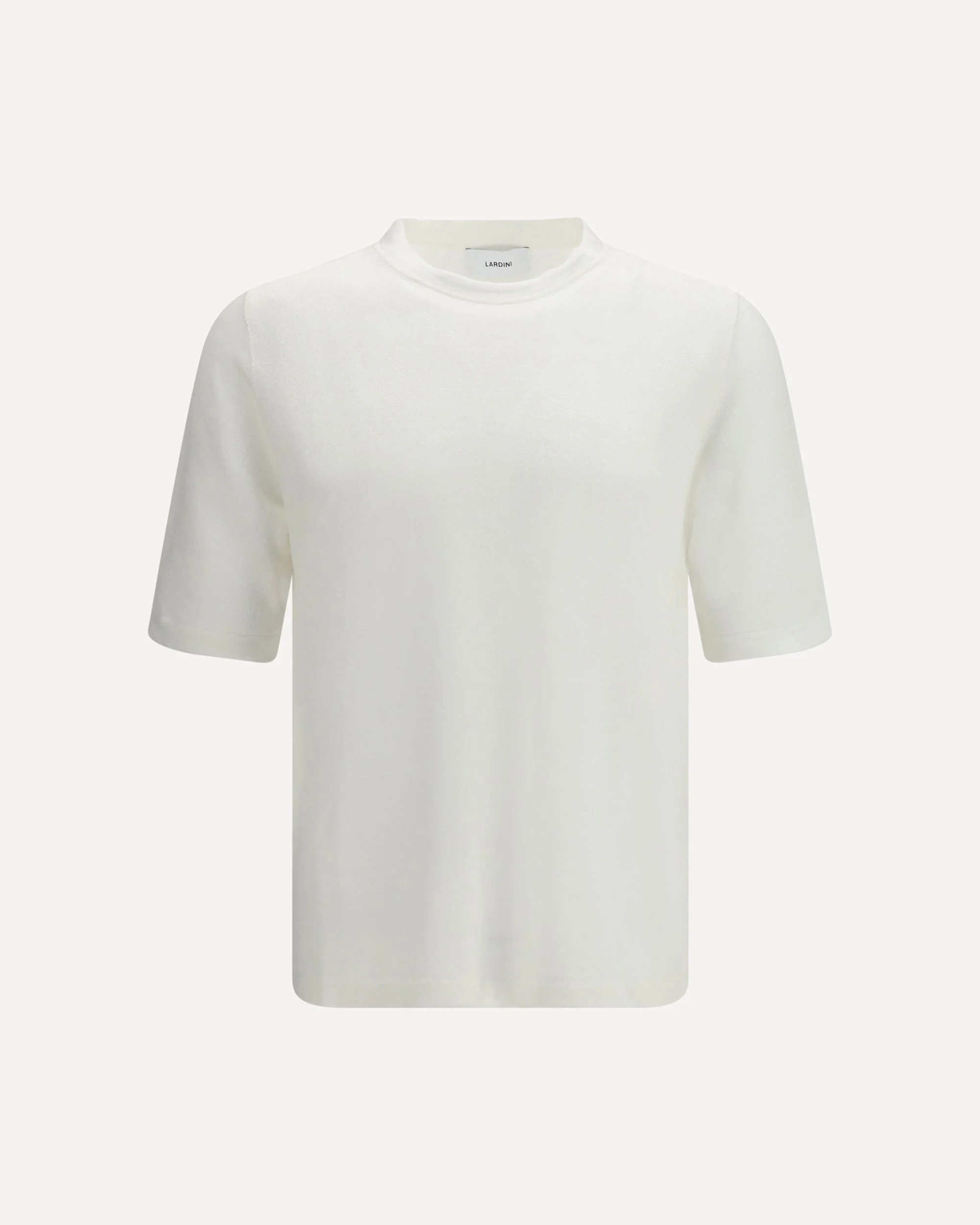 Linen and cotton knit T-shirt - 1
