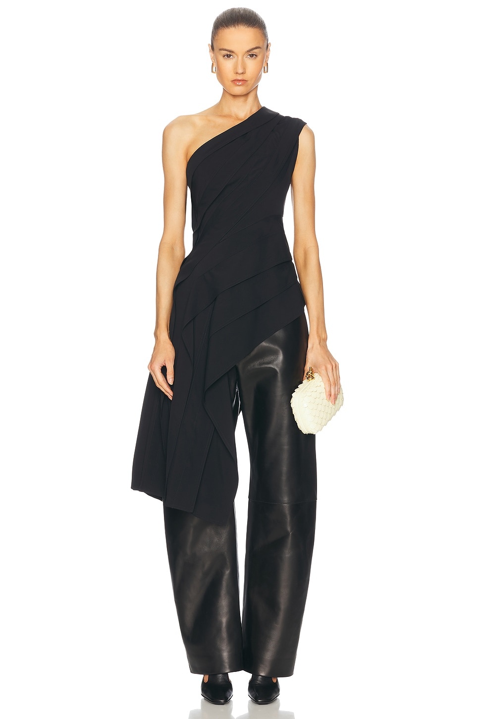 Leather Straight Leg - 5