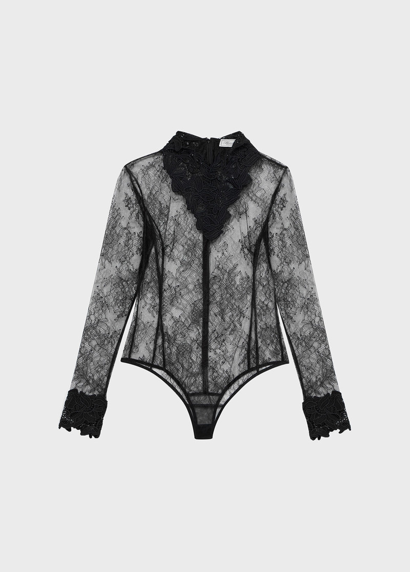 CHANTILLY LACE BODY WITH MACRAME DETAILS 1