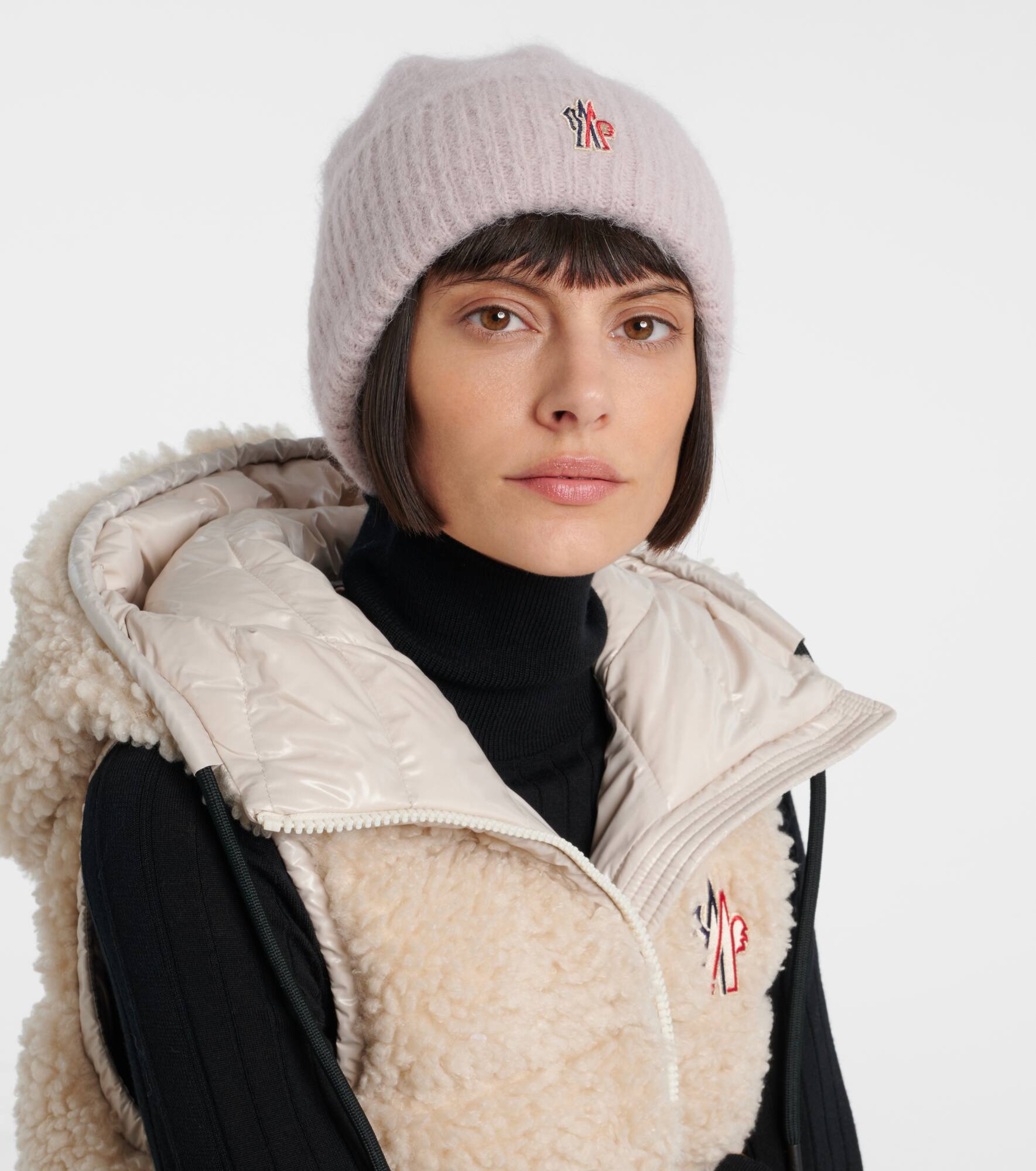 Logo alpaca wool-blend beanie - 2